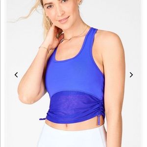 NWOT! Fabletics Ryan Midi Cinche Logo Sports Bra